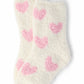 Pink Heart Cozy Socks