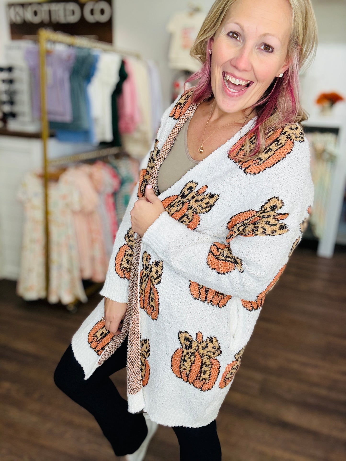 Pumpkin Cloud Cardigan