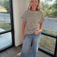 Evergreen Stripes Top
