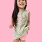 Sage Blossom Camo Dress