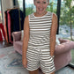 Haven Striped Set- Mocha
