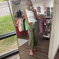 Off Duty Stitch Joggers- Olive