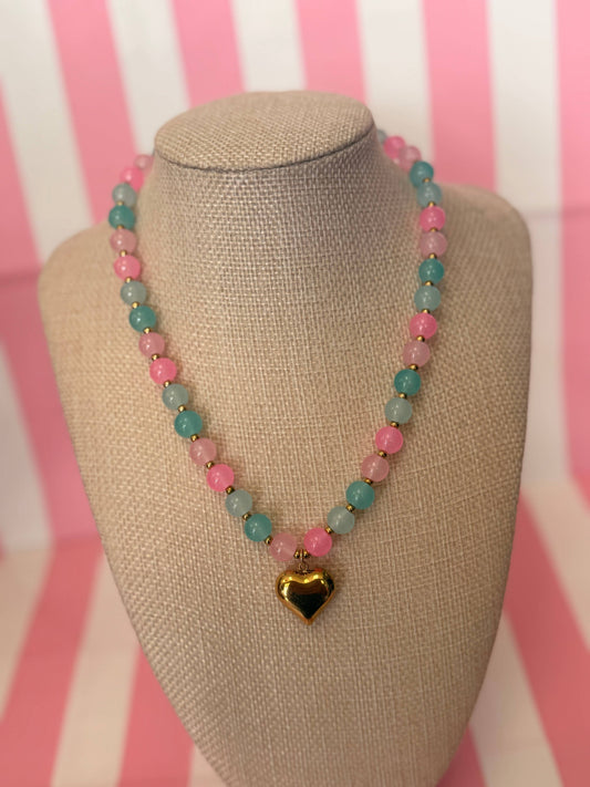 Bubble Heart Necklace