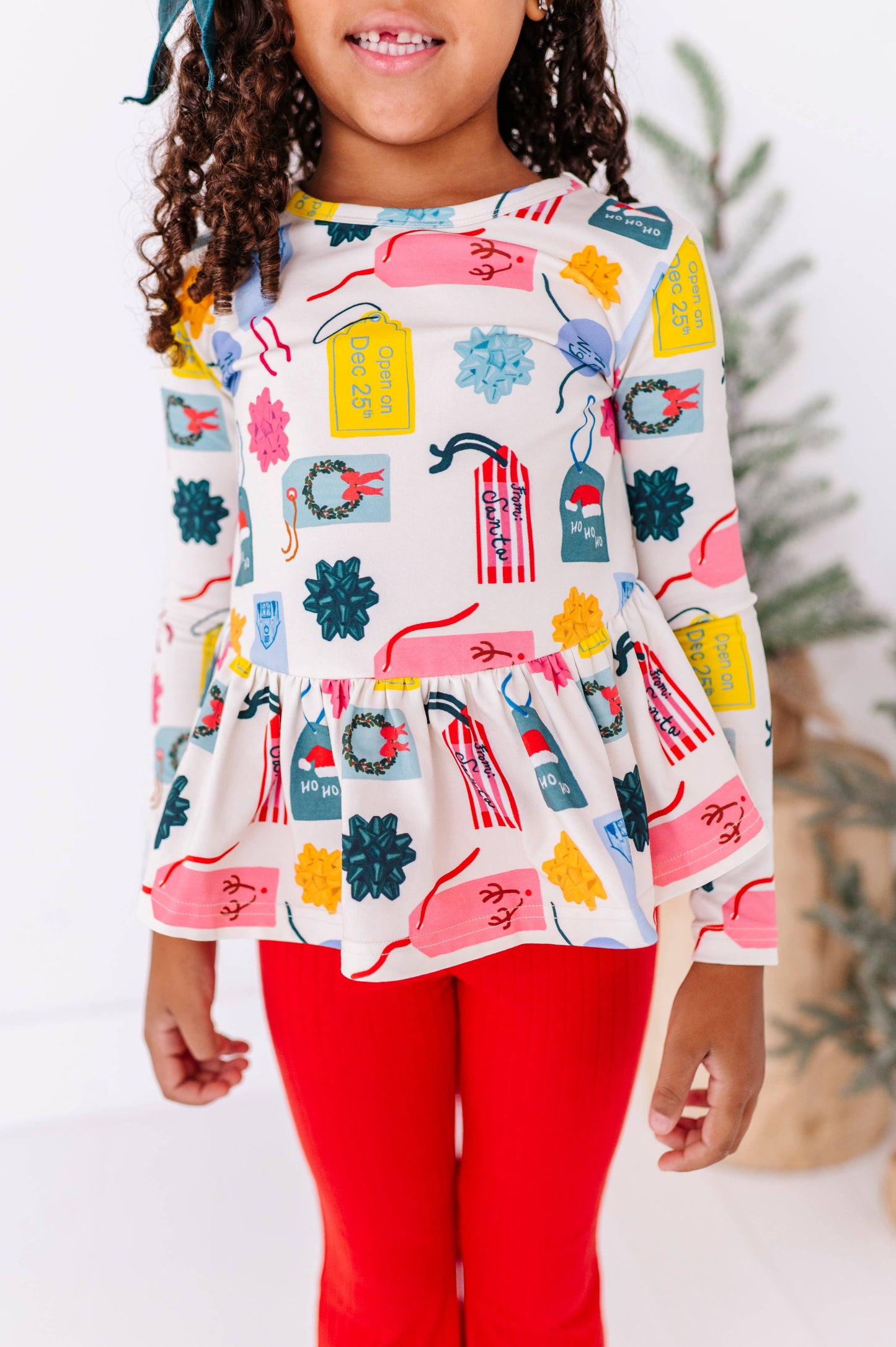 Gift Wrapped Peplum Top