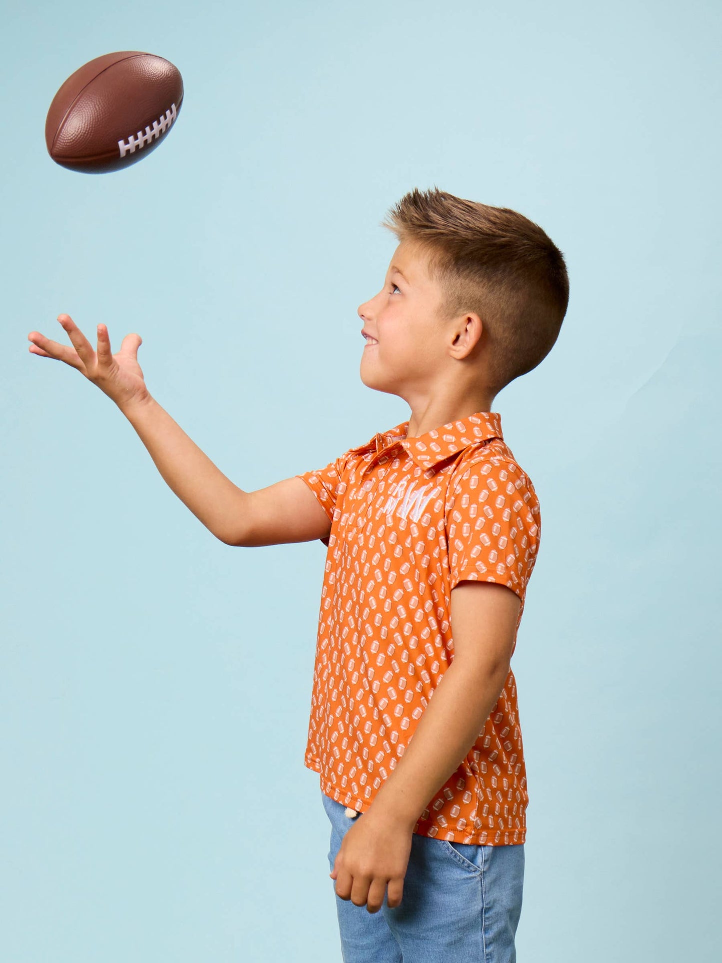 Little MVP Polo- Orange