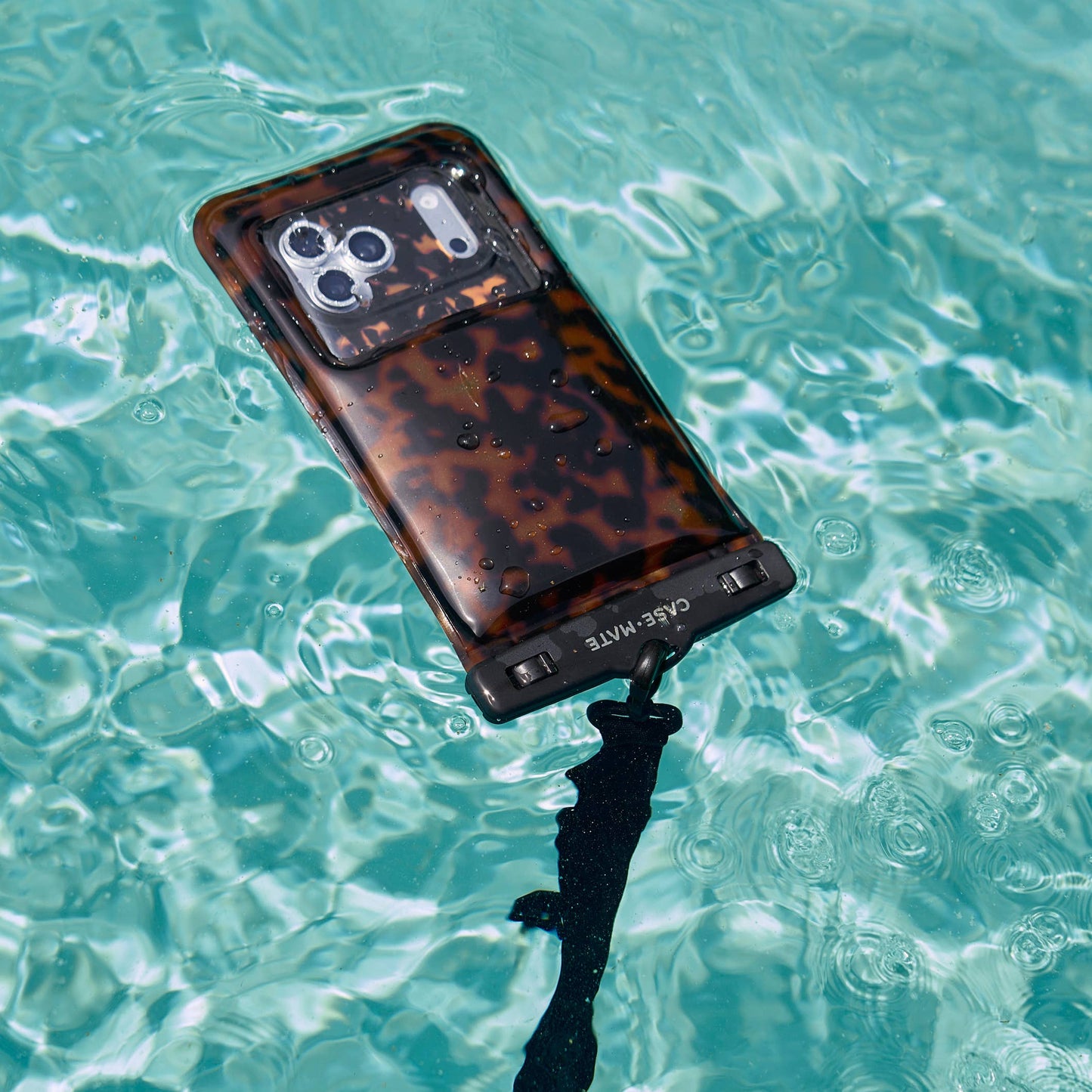 Tortoiseshell Waterproof Phone Pouch