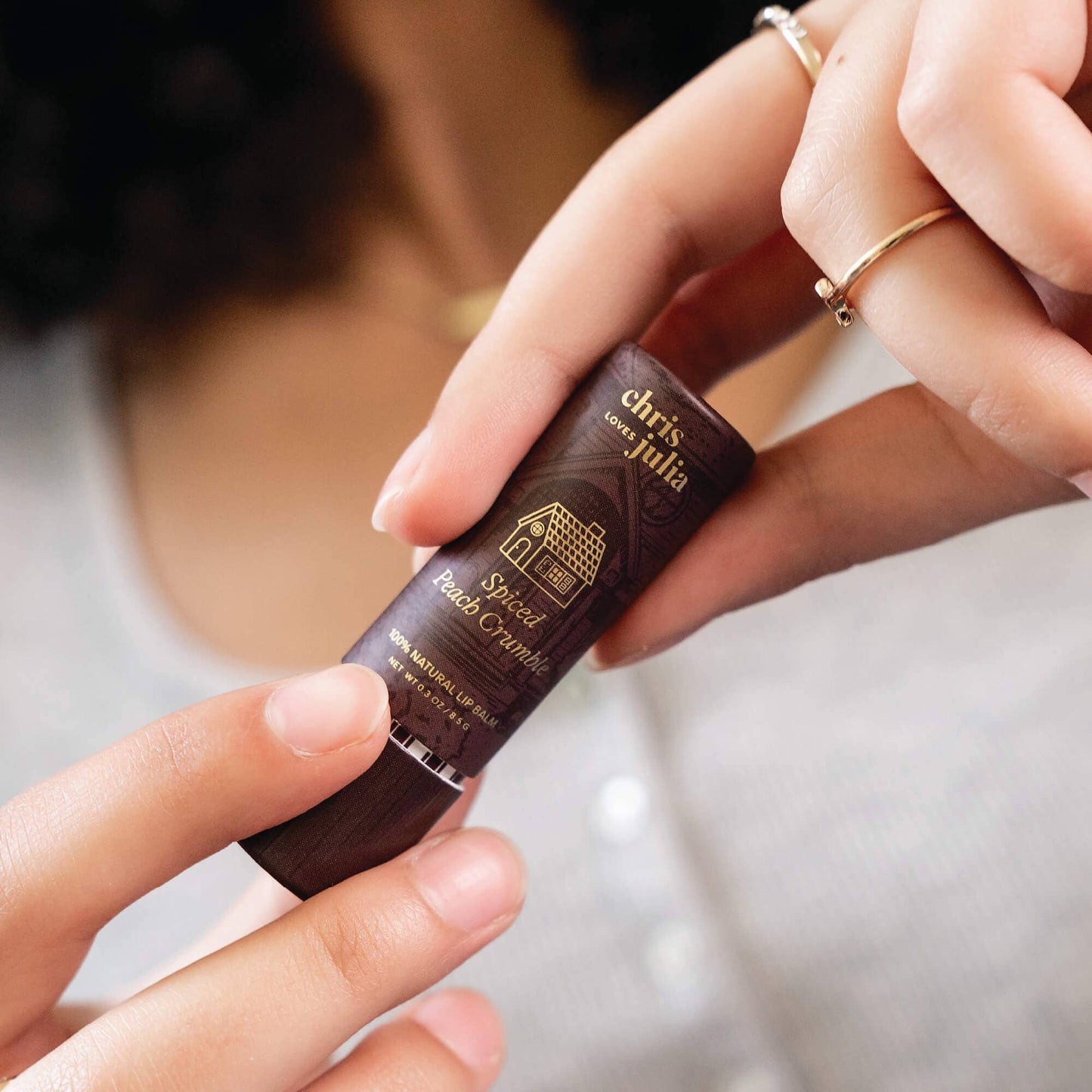 Spiced Peach Crumble Lip Balm