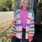 Happy Stripe Cardigan