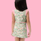 Sage Blossom Camo Dress