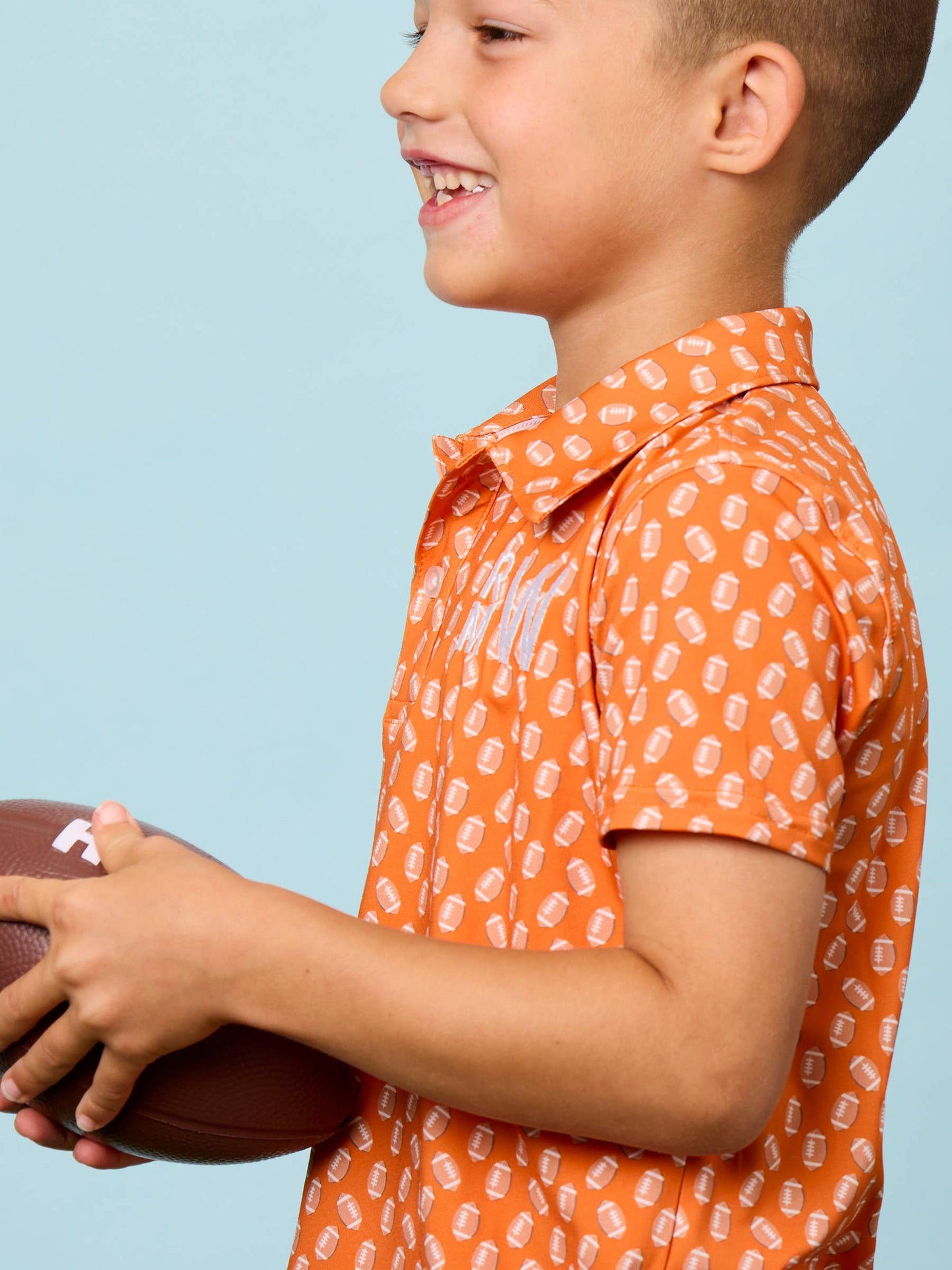 Little MVP Polo- Orange