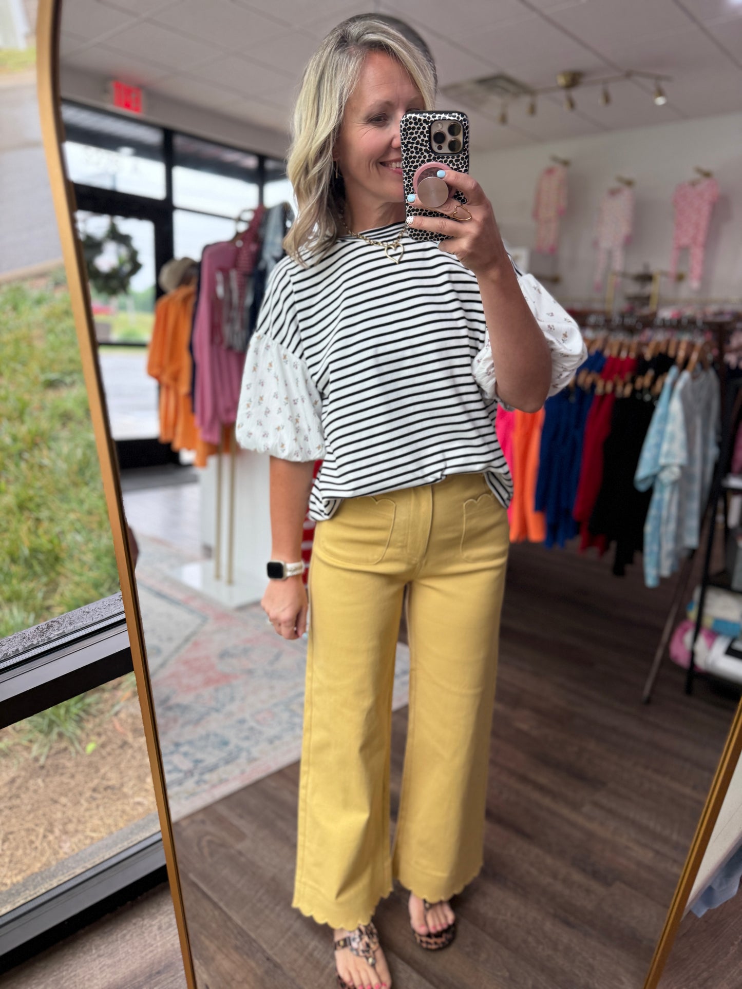Scallop Society Pant- Yellow