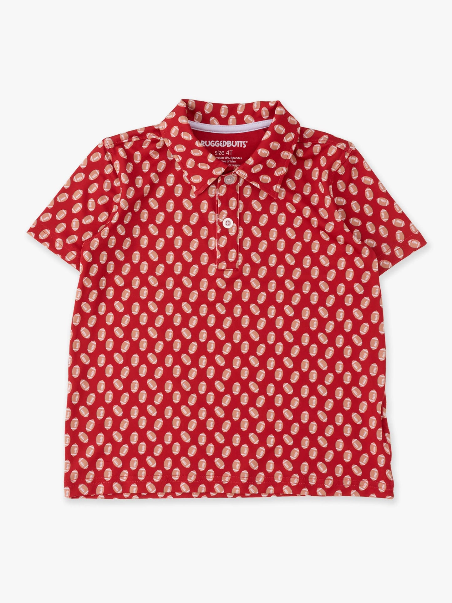 Little MVP Polo- Red
