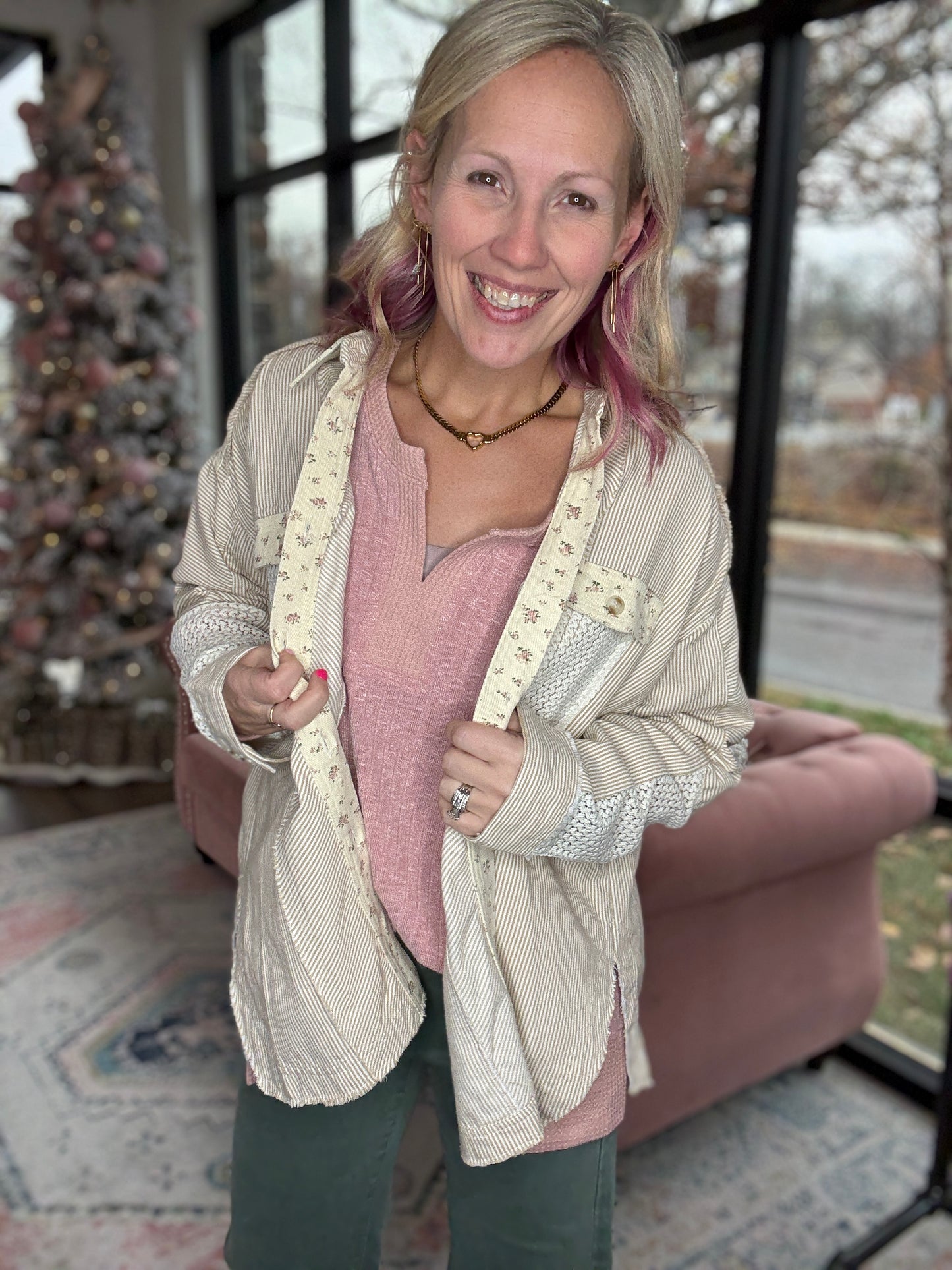 Striped Petal Jacket