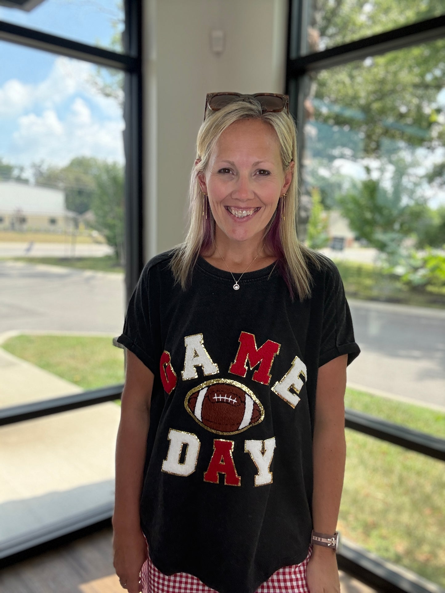 Game Day Red/Black Tee