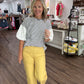 Scallop Society Pant- Yellow