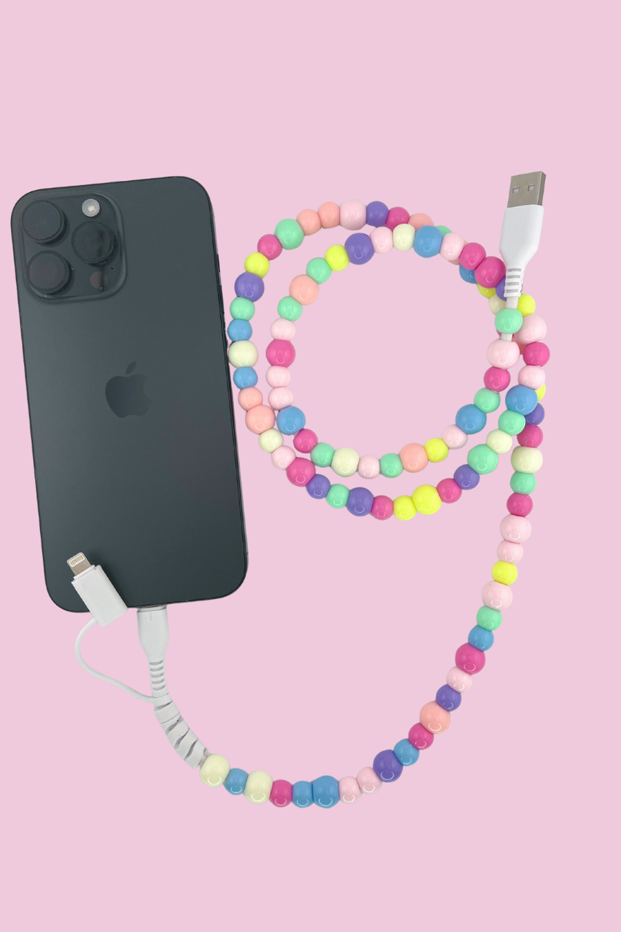 2 in 1 Phone Charger-Pastel