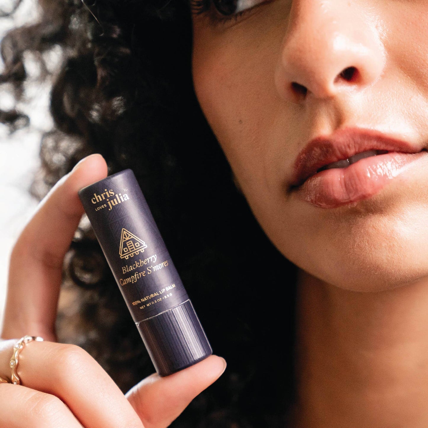 Blackberry Campfire S'mores Lip Balm