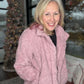 Candie Sherpa Jacket- Mauve