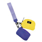 Lulu Mac Double Wristlets- Purple/Yellow