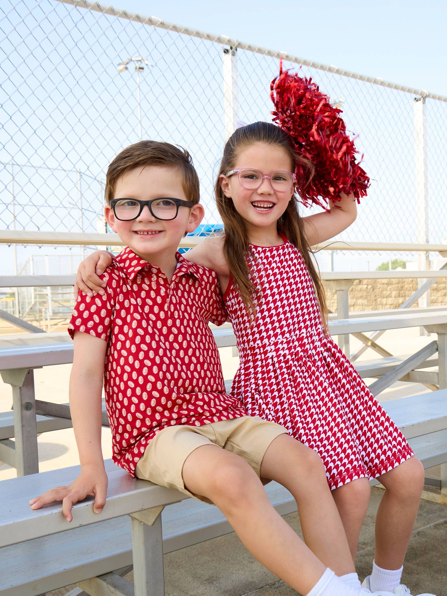 Little MVP Polo- Red