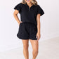Knit Shorts- Black
