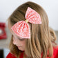 Candy Cane Christmas Bow