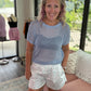 Sun & Fun Shorts- Aqua Floral