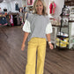 Scallop Society Pant- Yellow