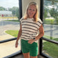JB Kelly Green Shorts