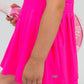 Girl's Vivid Magenta Dress