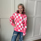 Rose Check Signature Crew