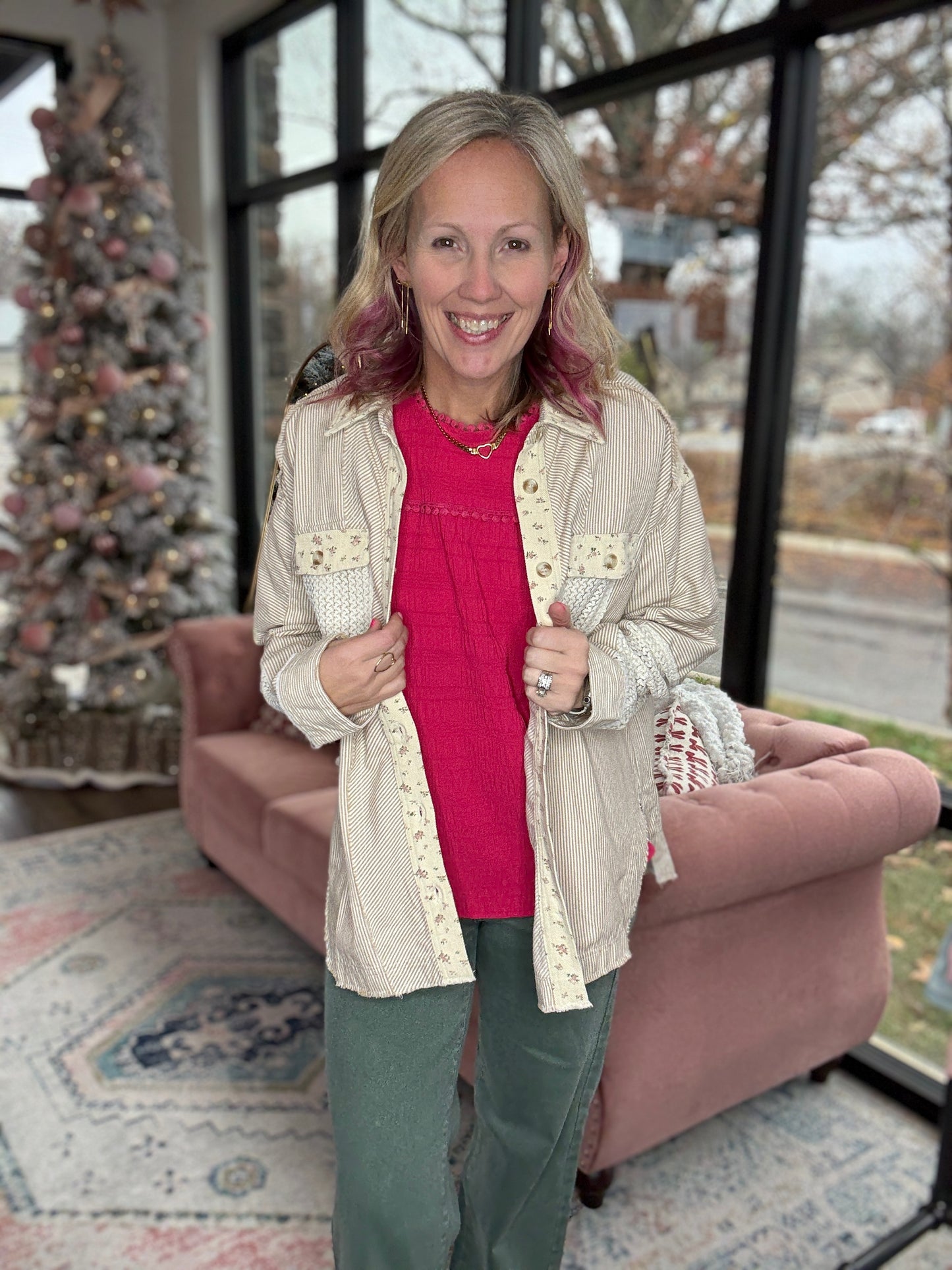 Striped Petal Jacket