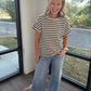 Evergreen Stripes Top