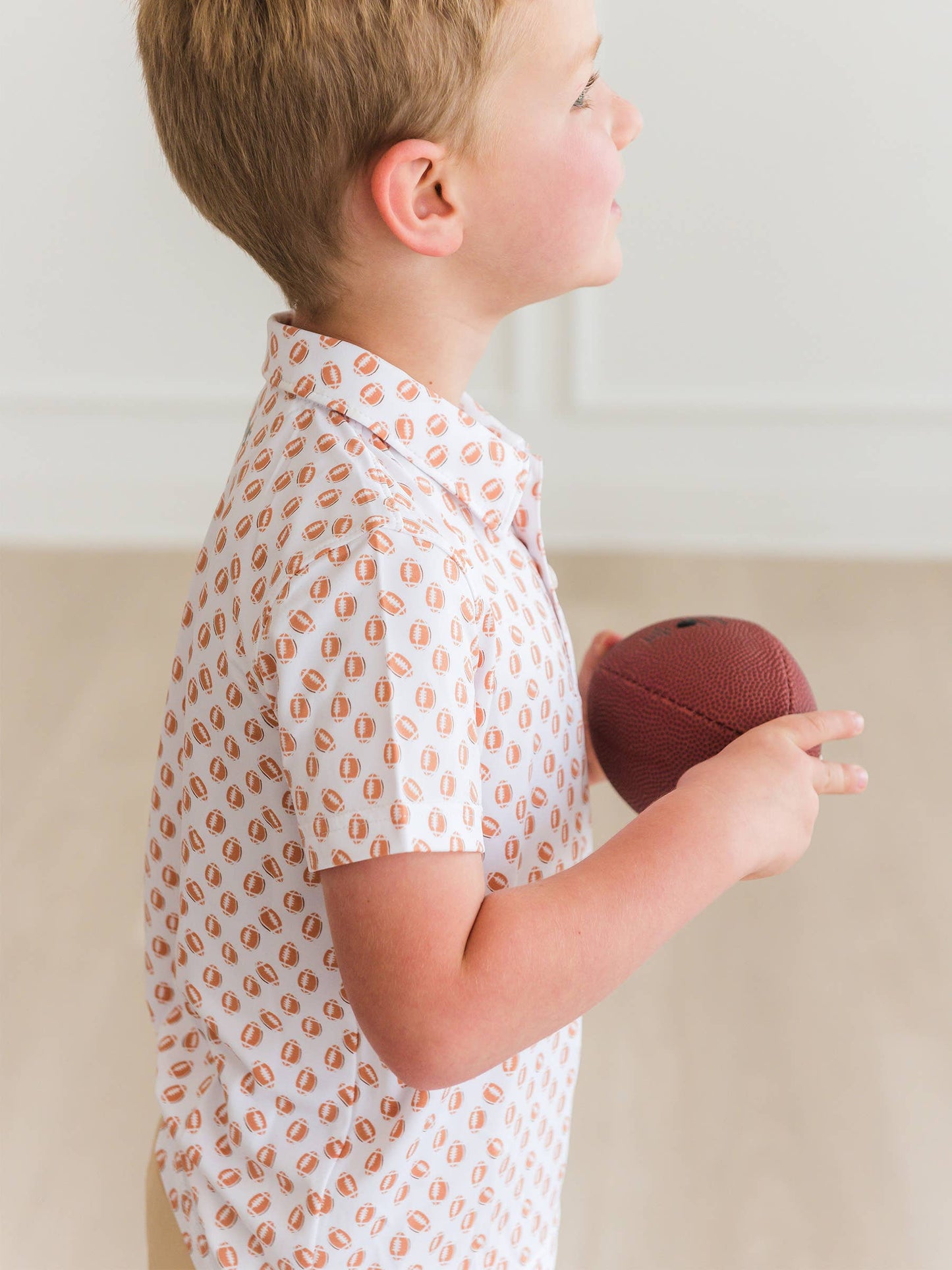 Little MVP Polo- White
