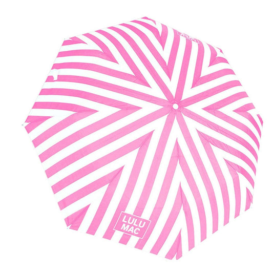 Lulu Mac Umbrella-Pink Stripe