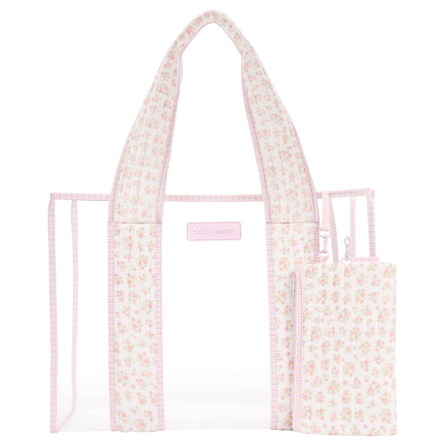 Quilted Ditsy Floral Jelly Tote Bag