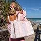 Afternoon Rosé Bow Jelly Tote Bag