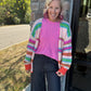 Happy Stripe Cardigan