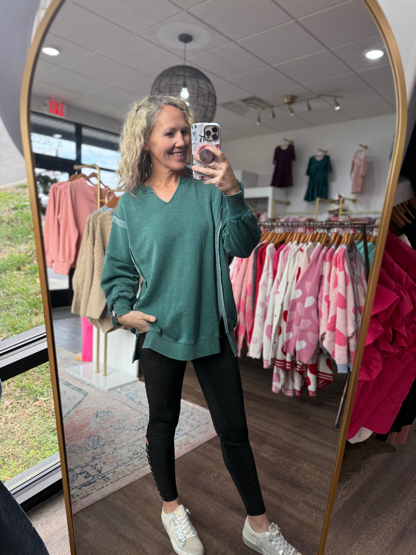 Comfy Cut Crew- Hunter Green