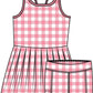 Girl's Bubblegum Gingham Dress