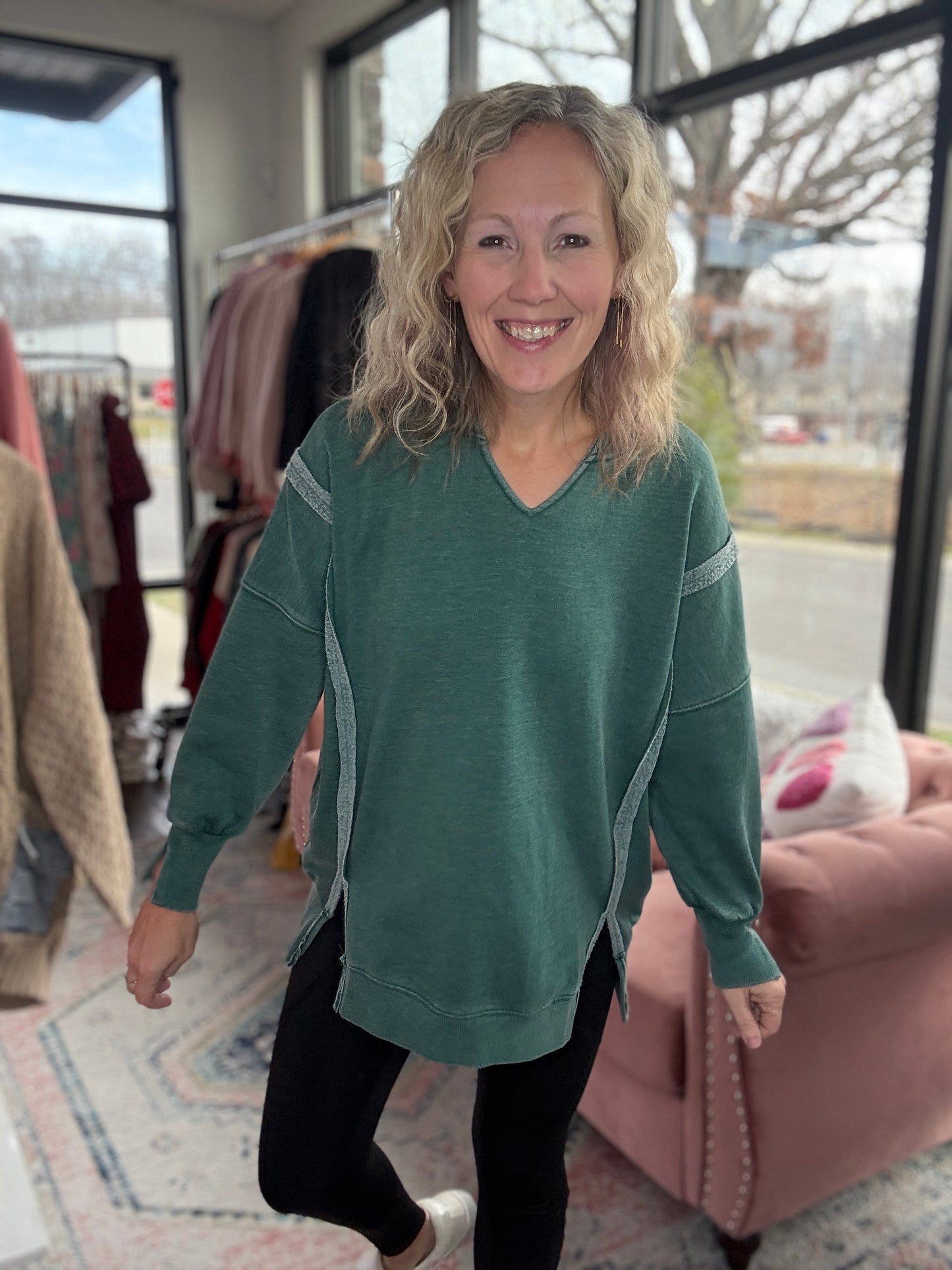 Comfy Cut Crew- Hunter Green