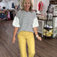 Scallop Society Pant- Yellow