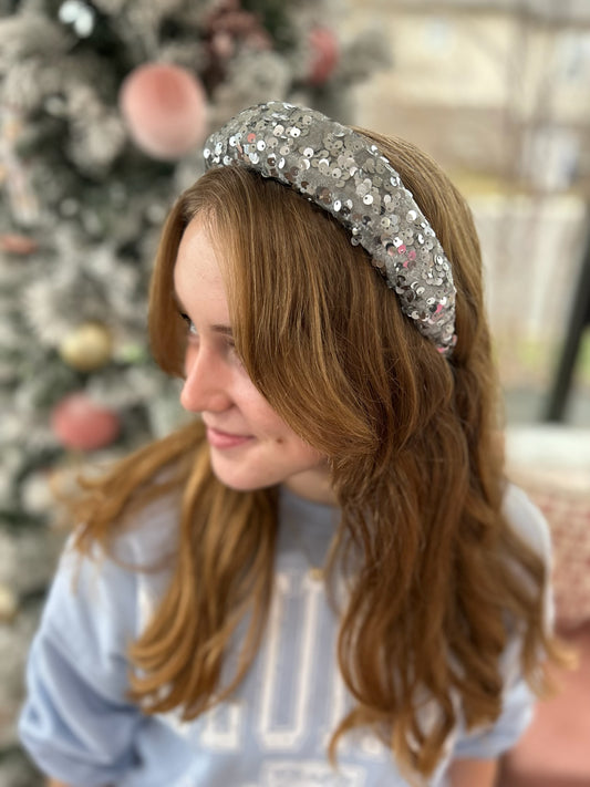 ❄️New Year New Headband- Silver