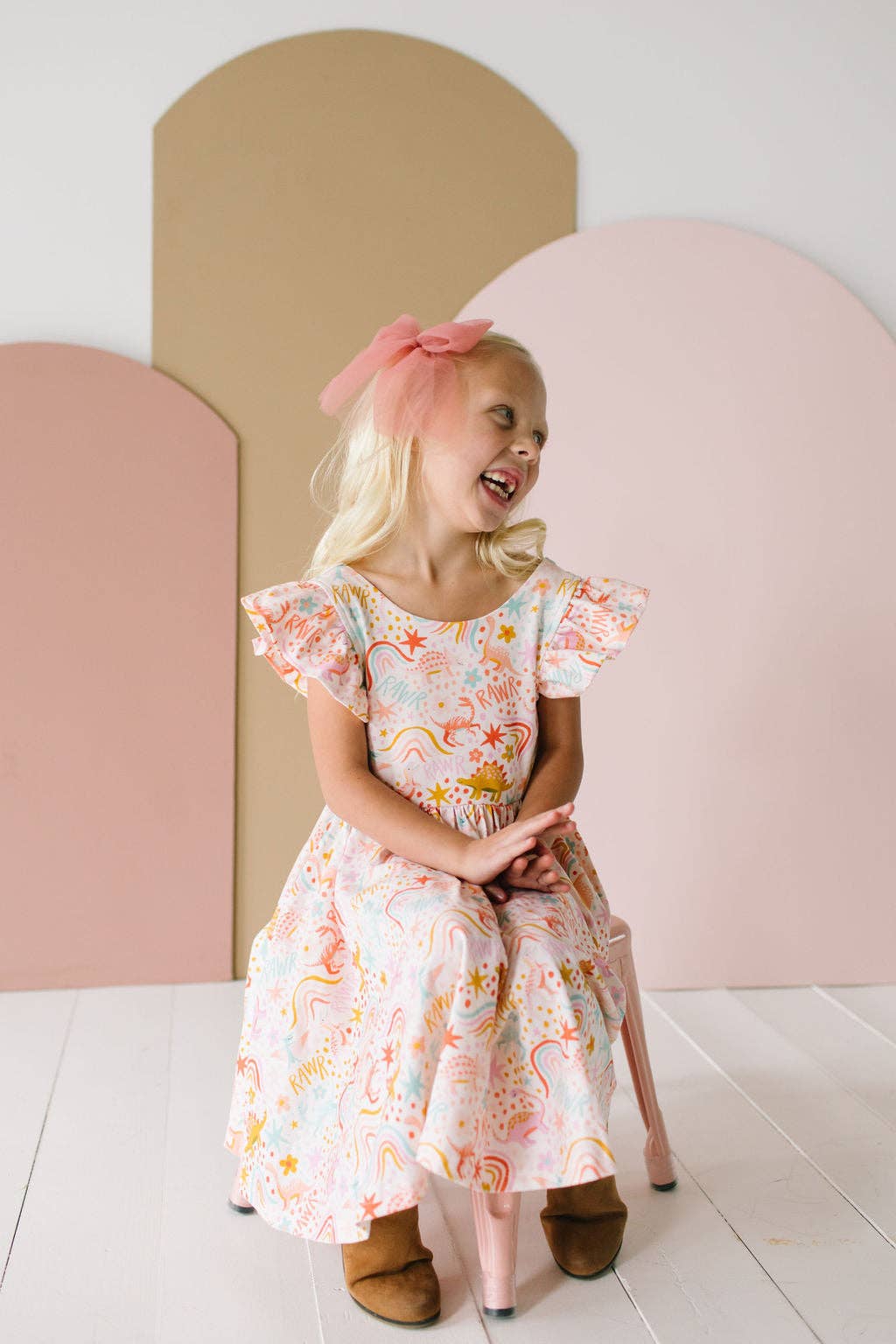 Dreamy Dino Twirl Dress