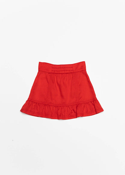 Tulip Skirt- Red