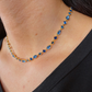 Santorini Stone Necklace- Blue