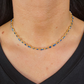 Santorini Stone Necklace- Blue
