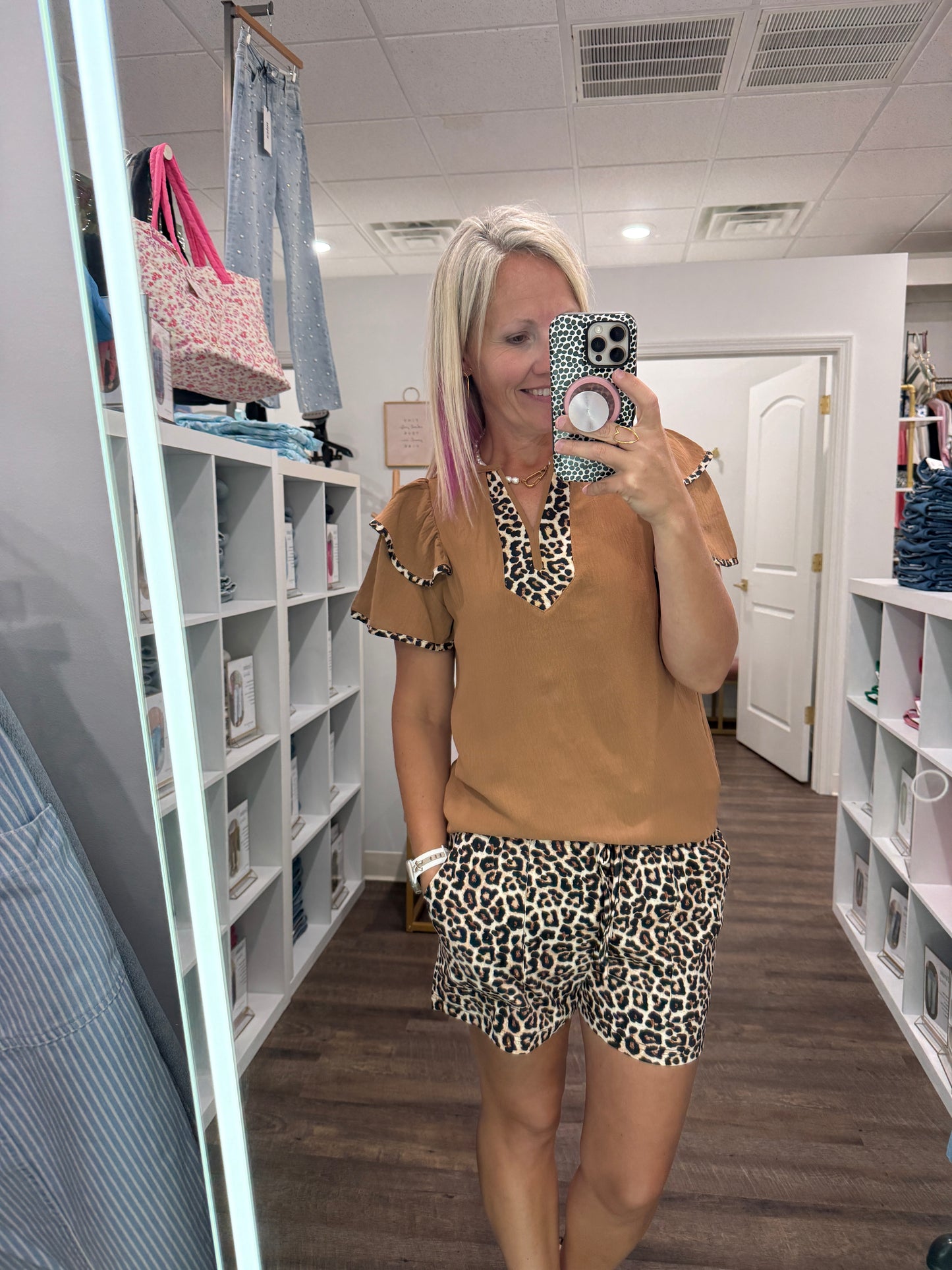 Safari Chic Paperbag Shorts