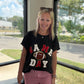 Game Day Red/Black Tee
