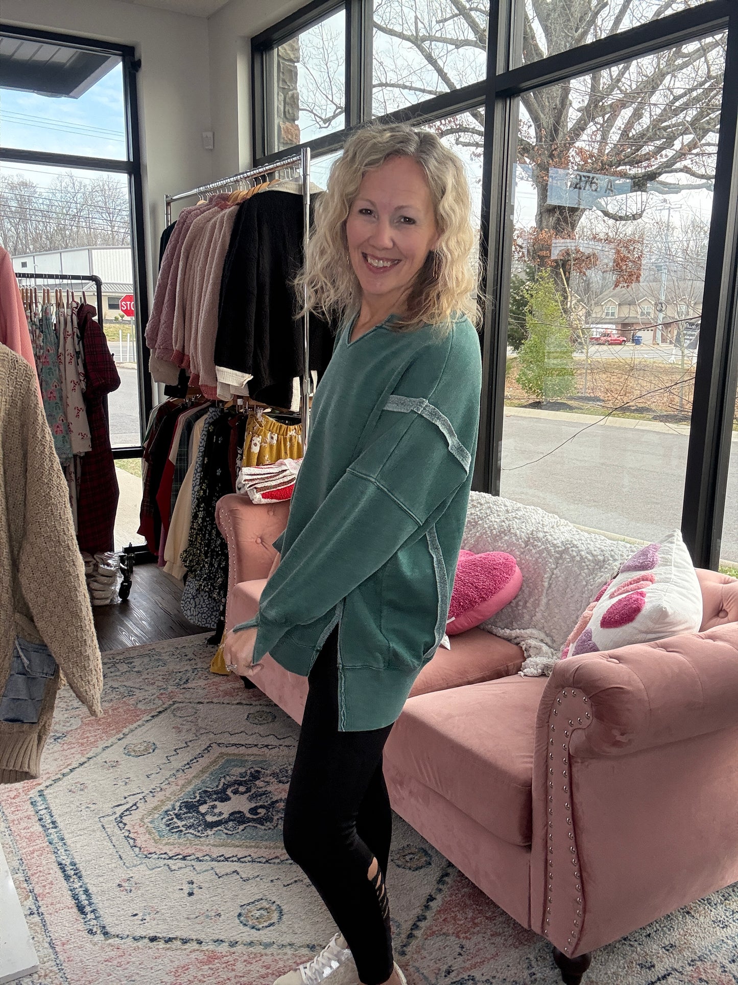 Comfy Cut Crew- Hunter Green